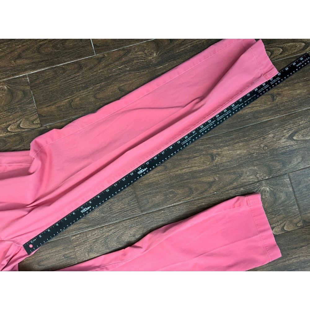 MENS VINEYARD VINES PINK COTTON BREAKER CHINO PANTS 33X32 STRAIGHT LEG PREPPY - Picture 9 of 10